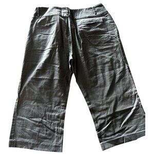 Sandro Sportwear Womens Cropped Gray Pants Size 12